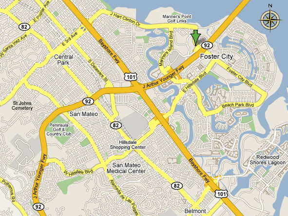 Map to our location